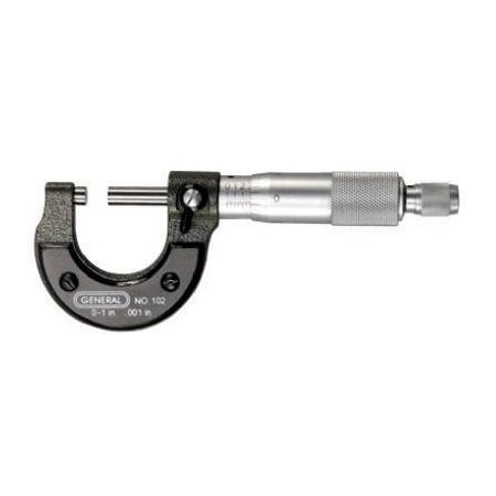 General Tools Mfg Util Micrometer 102